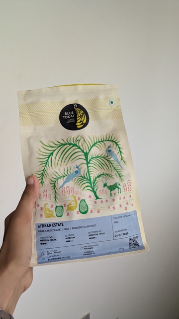 Coffee packet for Attikan Estate