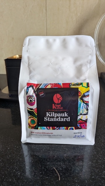 Coffee packet for Kilpauk Standard