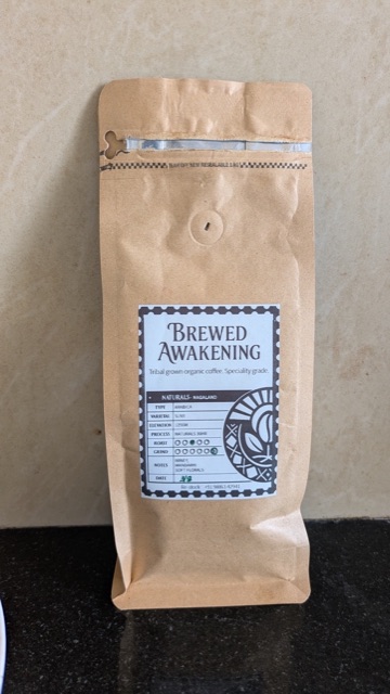 Coffee packet for Naturals